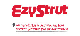 ezystrut logo australian jobs slogan